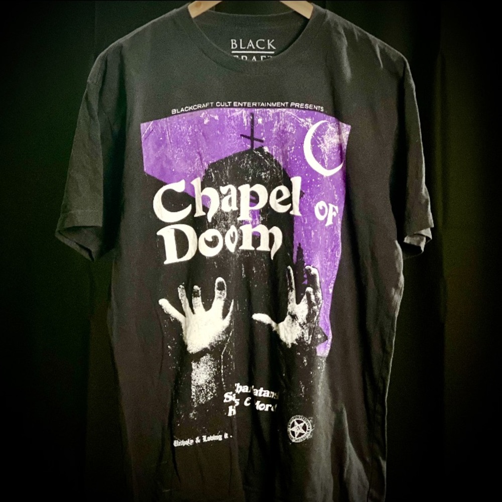 Blackcraft Chapel of Doom shirt🦇